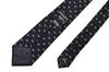 Emporio Armani Eagle Emblem Silk Tie Blade Eea23w018 Blue Navy (8.5cm Width) 3R616-00035