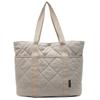 Autumn and Winter High-end Diamond Embroidered Thread Large Capacity Shoulder Bag New Cotton Clothing Tote Bag Fashionable Commuter Work Bag