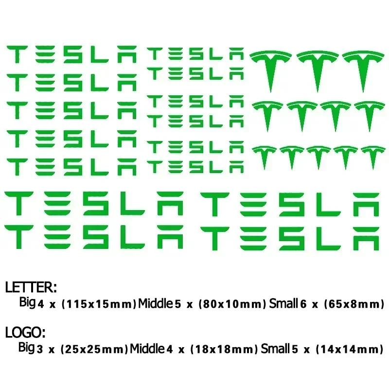 Car Sticker Tesla Car Brake Caliper Handle Sticker for Tesla Model X S Y 3 P75D P85D P90D P100D Roadster Films Side Fender Windo