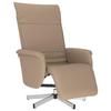 VidaXL Fauteuil inclinable avec repose-pieds cappuccino similicuir 356644