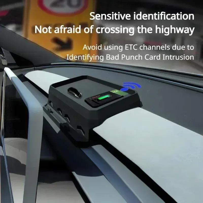 For Tesla Model Y Juniper Model 3 Dashboard ETC Storage Box Center Console Mobile Navigation Tray Holder Storage Car Accessories