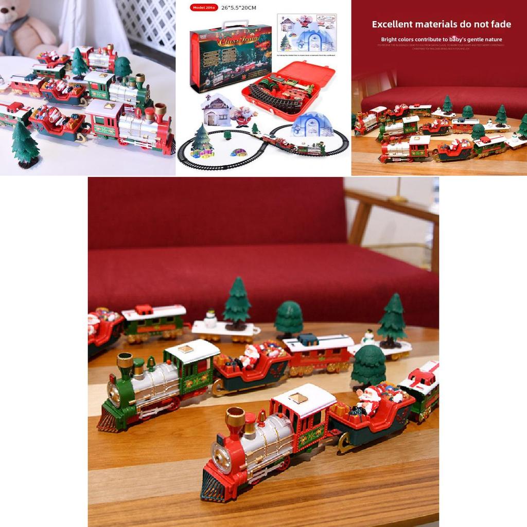 Assembly Track Electric Train Set With Lighting And Music For Kids Educational Play