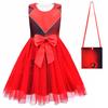 Descendants 5 Tulle Puffy Princess Dress, Kids Stage Performance Formal Gown