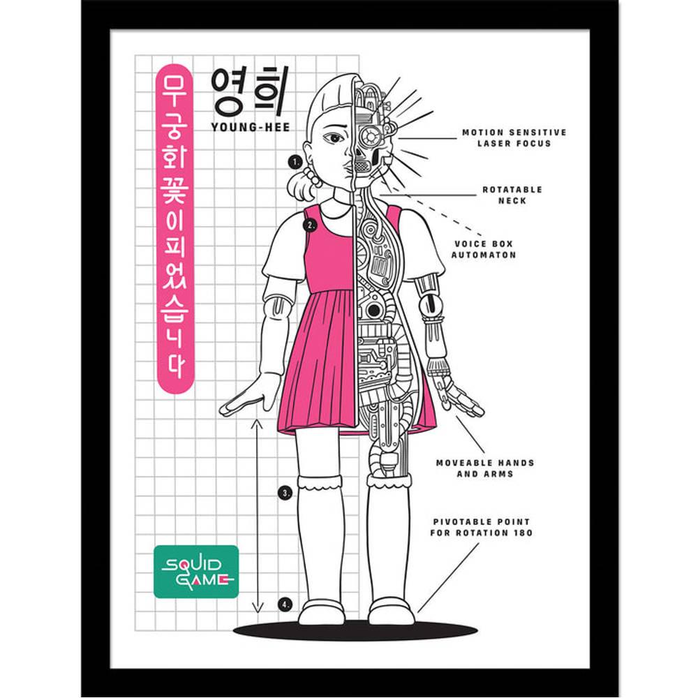 Squid Game 2 Young Hee Framed Poster