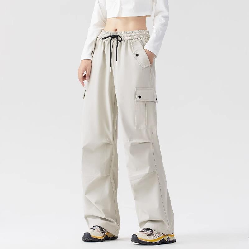 Work Pants for Women In Autumn New Wide-leg Slim Relaxed Pants Outdoor Mountaineering Charge Pants