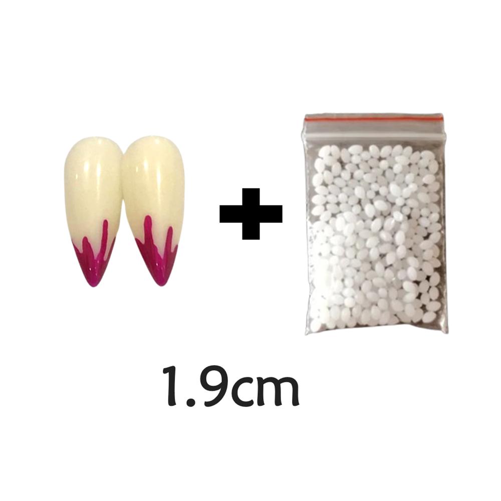 

1 пара вампирских зубов на Хэллоуин с твердым клеем, клыки, зубные протезы, реквизит для вечеринки, костюм, реквизит для косплея, накладные зубы, смоляные клыки