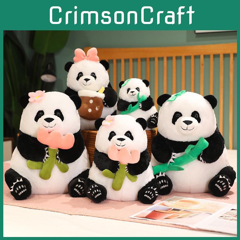 Panda Toy Plush Cute Cartoon Girl Child Cushion Birthday Holiday Gift Dolls