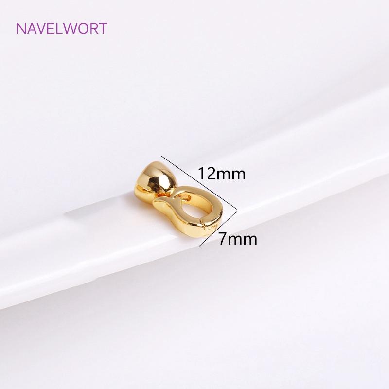 18K Gold Plated Pearl Clasps For Bracelet Making,Inlaid Zircon Brass Connector Clasps For Jewelry,DIY Accessories Wholesale