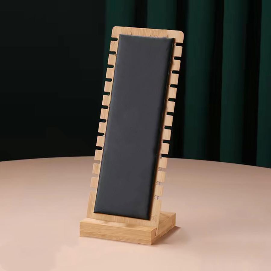 1PC, Bamboo Vertical Jewelry Necklace Display Stand, Suitable for Jewelry Display Sales and Family Necklace Display.