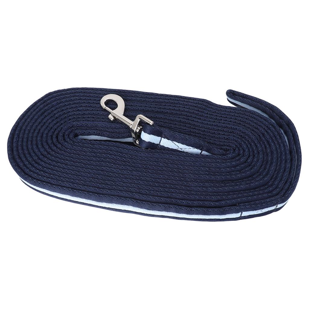 Horse Training Rope Navy Blue 26.2ft Polyester Stainless Steel Horse Rein for Horse Ing Riding