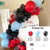 Car Race Balloons Party Supplies Race Car Theme Birthday Party Garland Arch Racing Car Boy Birthday Party Baby Shower Decoration