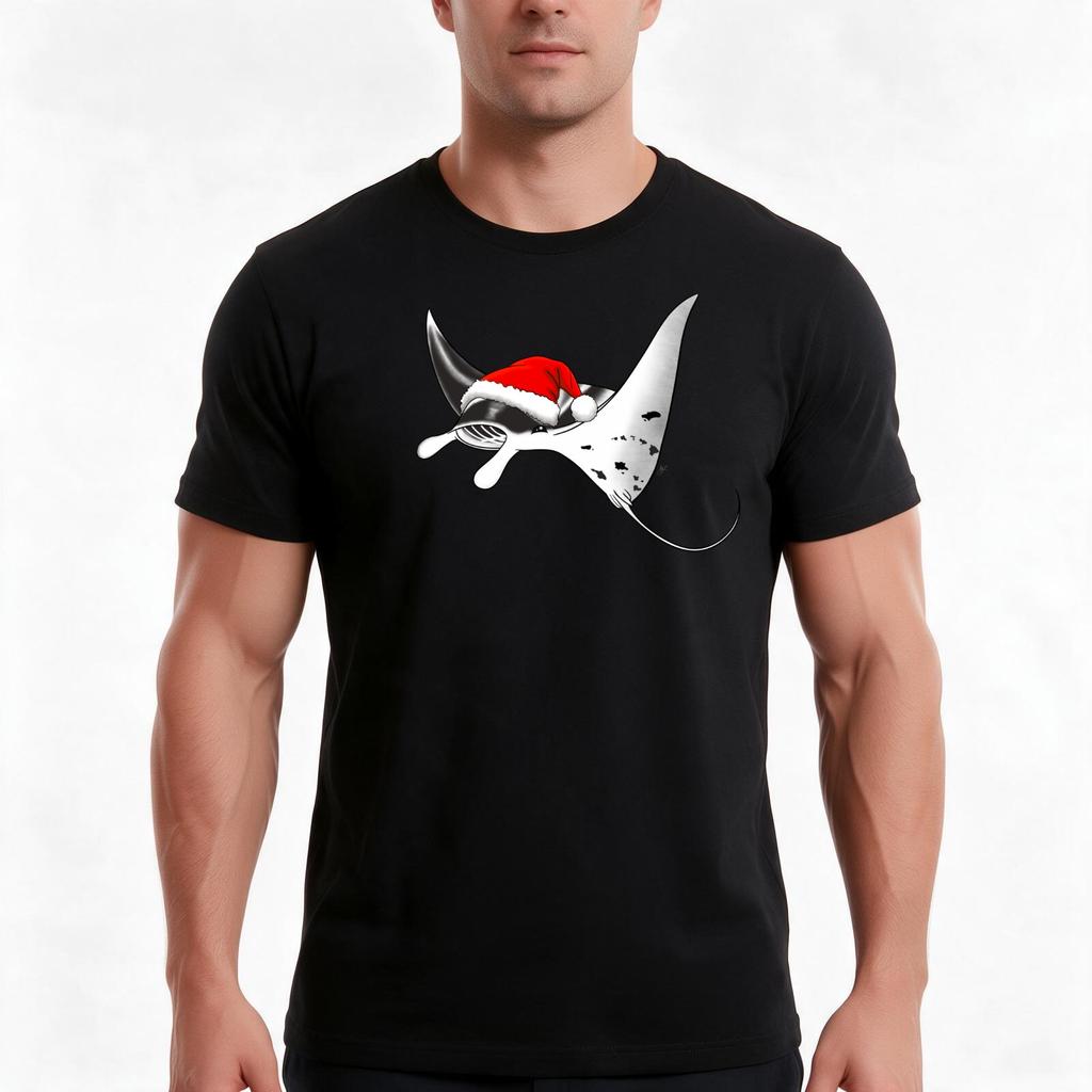 Unisexta Claus T-Shirt Summer Casual Cotton Tee Oversized Streetwear Tops Vintage Graphic Print Loose Fit Short Sleeve