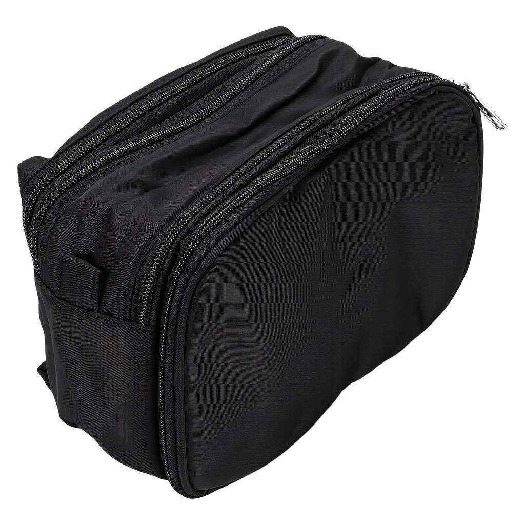Toiletry Bag for Men Women Water Proof Portable Makeup Bag Travel Toiletry Organizer for Grooming Accessories Black