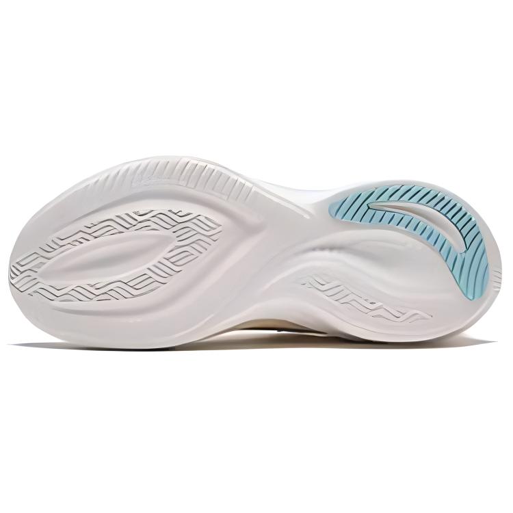 New Anta Cushioning Slip Resistant Low Top Running Shoes Women's Light Beige White 122425535-2
