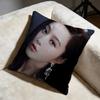 Fan Bingbing Cushion Cover Soft Decorative Pillow Case Suitable For Bedroom Sofa Car Travel Use