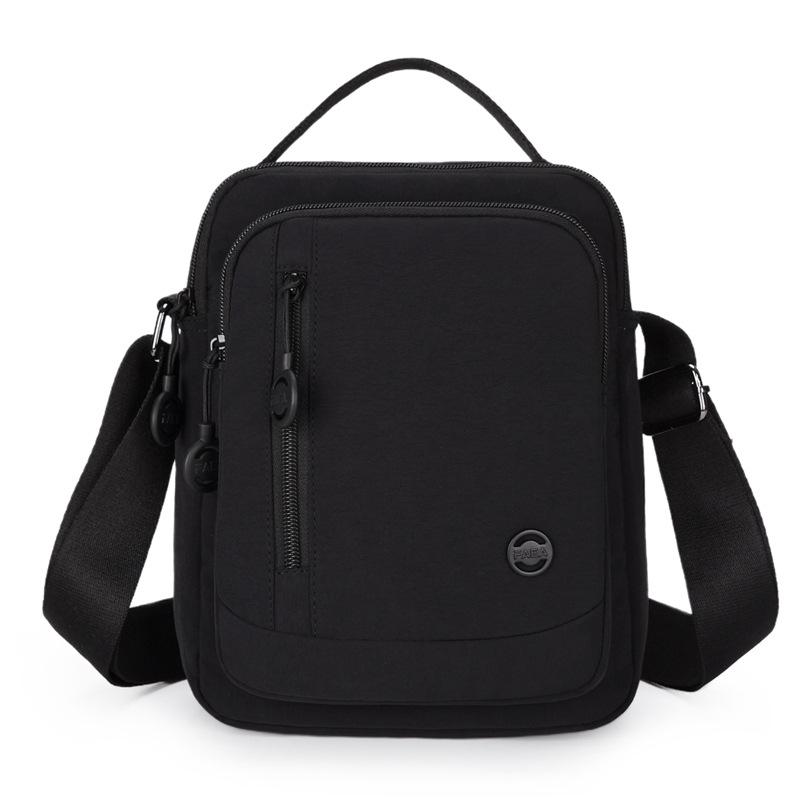 Унисекс 2025 Тренд Многослойная Легкая Повседневная Сумка Кроссбоди и Сумка на Плечо чёрный