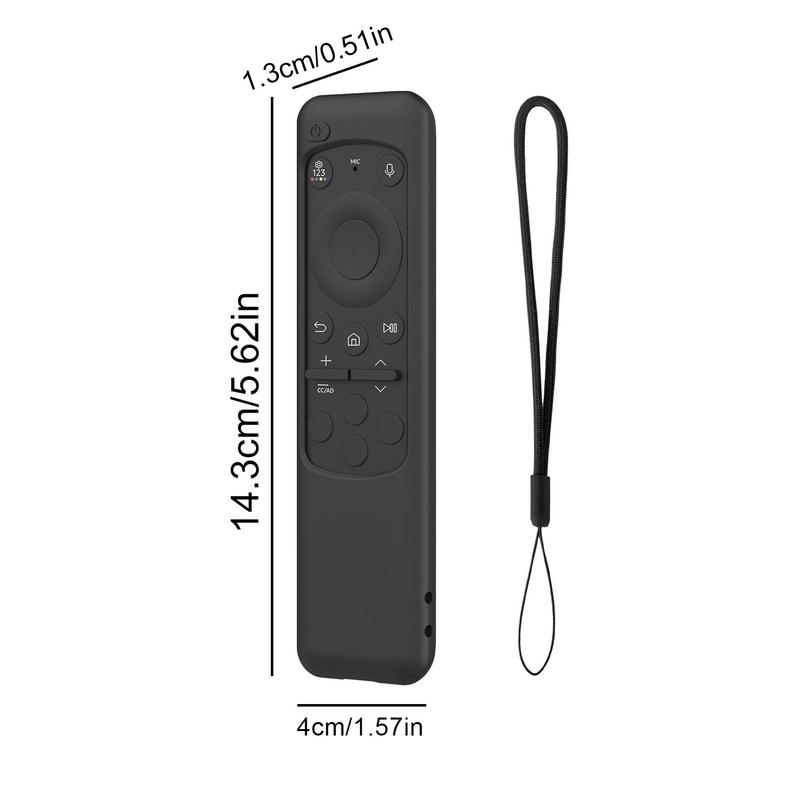 Drop-Proof Shell Shockproof Remote Control Cover Protector Anti-Slip with Lanyard for Samsung BN59-01432A 01432B