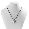Silver Love Heart Aesthetic Necklace Fashion Simple Clavicle Chain Women Girls Velvets Rope Necklace Party Birthday Gift