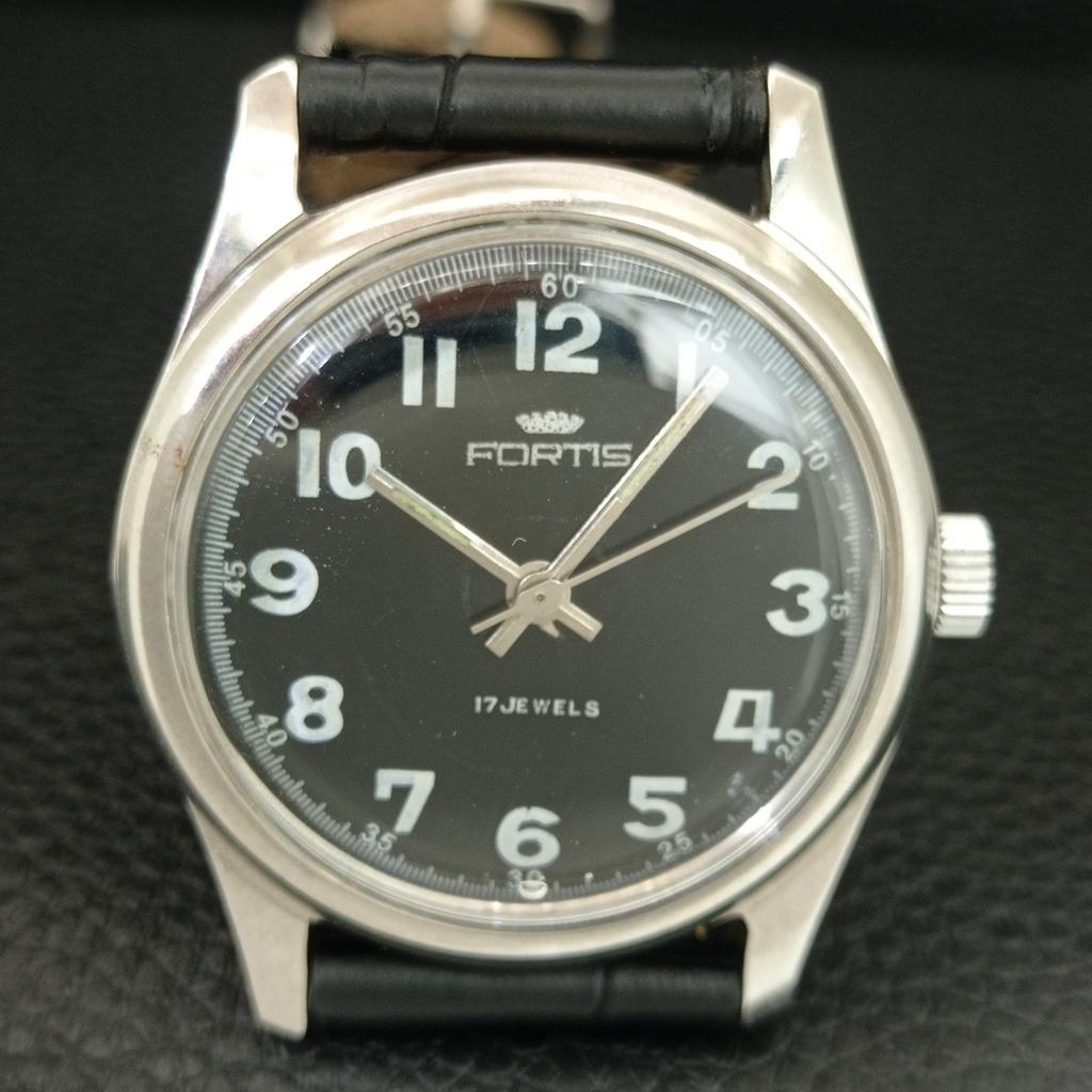 VINTAGE FORTIS HAND-WINDING SWISS MENS REFURBISHED WATCH a709603-1