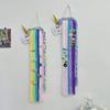 Unicorn Kids' Hairpin Storage Rack - Wall-Mounted Felt Animal Head for Children's Room Decor