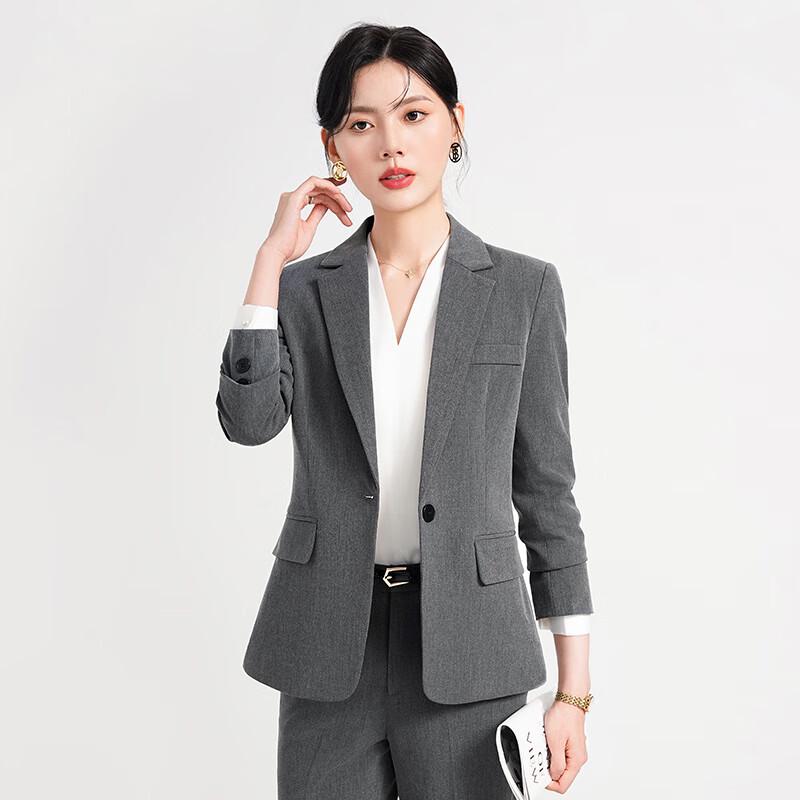 Women's Navy Blue Formal Suit Set