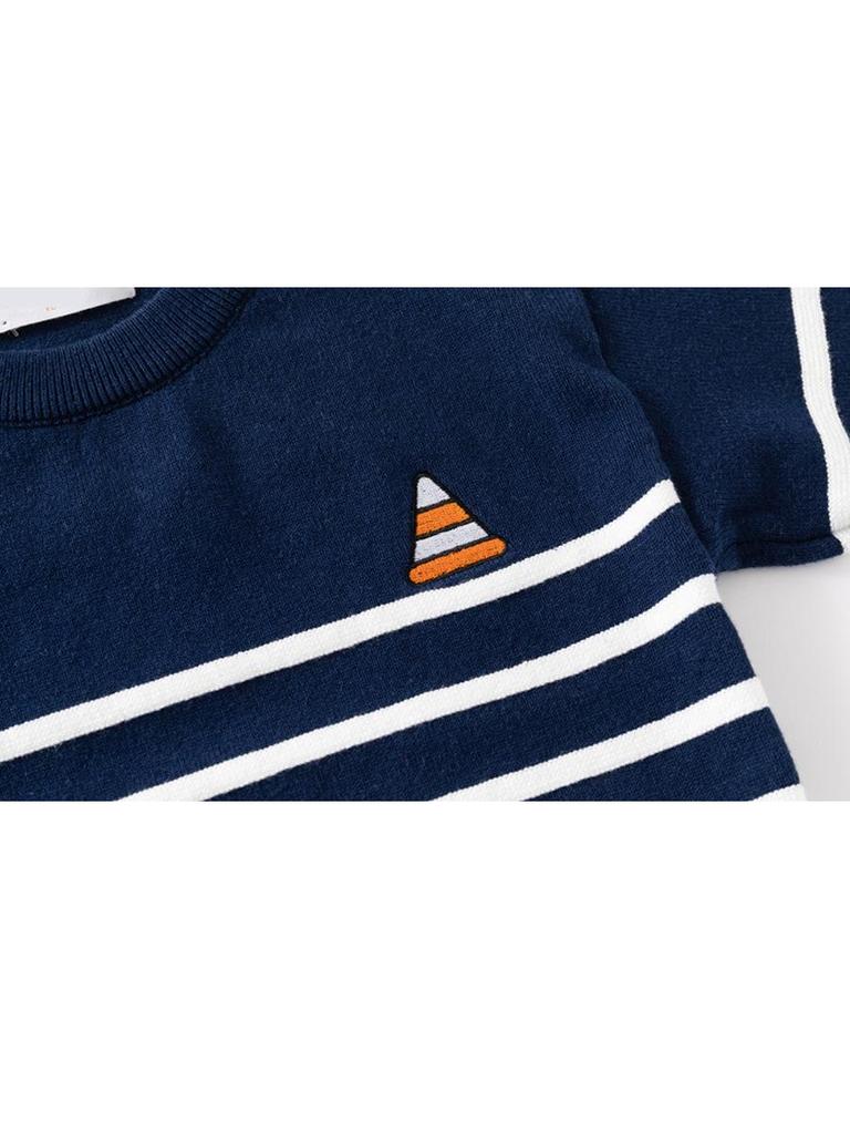 Striped Boys' Knit Top - 2025 Spring Collection