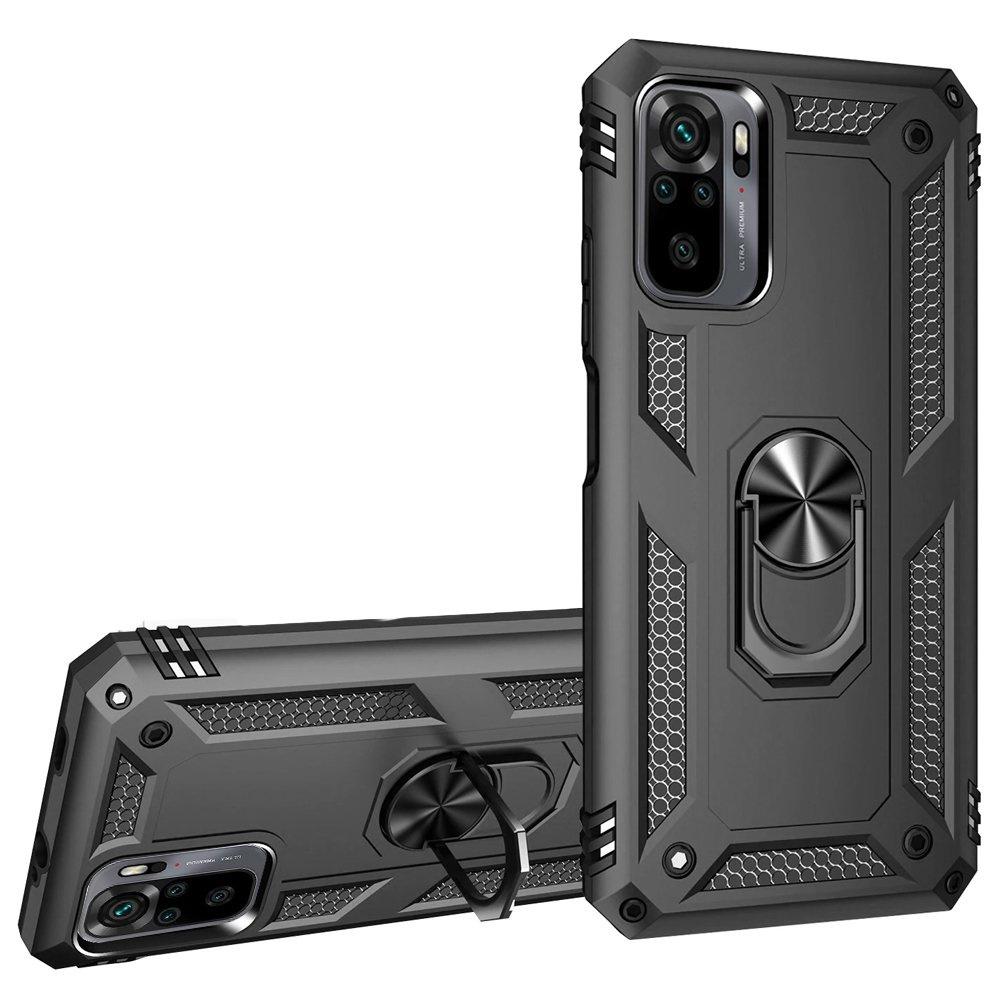 Armored case for Xiaomi Redmi Note 10/10S, Nox Case Ring, black