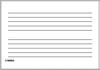 Musical Staff Whiteboard (A4) with Music Note Magnets (Variety)