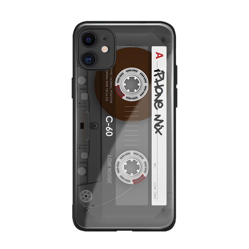

Ностальгический аудиокассетный чехол из мягкого силиконового стекла для телефона iPhone SE 6 6s 7 8 Plus X XR XS 11 12 mini Pro max iPhone 12Pro Max&Soft Silicone case