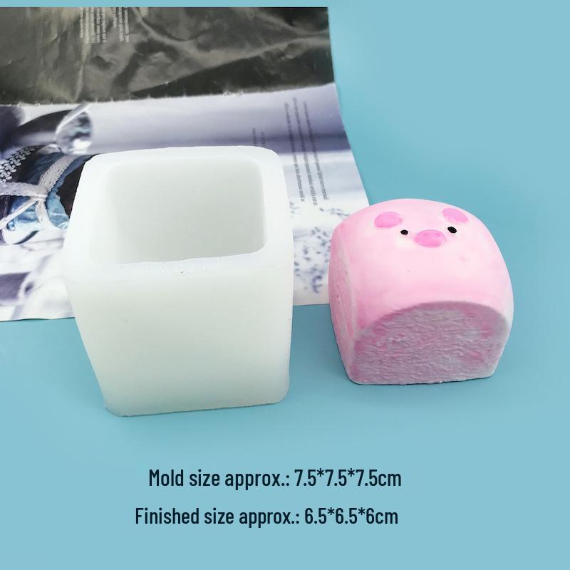 Piggy Silicone Pinching Molds for Milk Bites, Buns, Hawaiian Rolls, Cheese, and Bagels