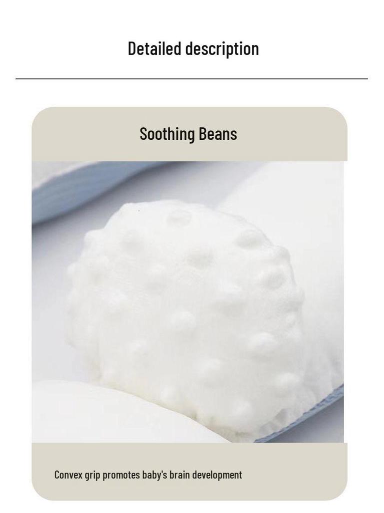 Breathable Baby Comfort Pillow: Adjustable Anti-Startle Side Pillow for Head Shaping and Support