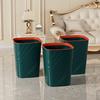 Large Capacity Lidless Trash Can for Home & Office - Suitable for Bathroom, Kitchen, Living Room