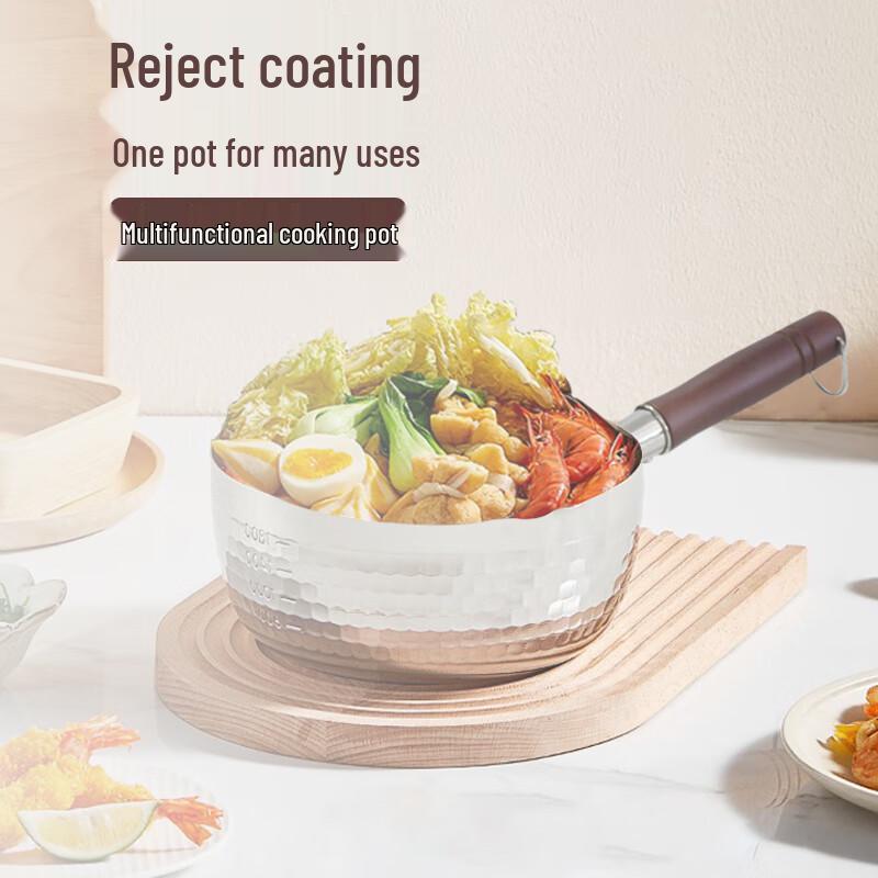 Shenmo 20cm 304 Stainless Steel Multi-purpose Yukihira Pot