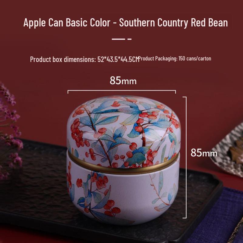 Small Round Tinplate Tea Can & Wedding Candy Box