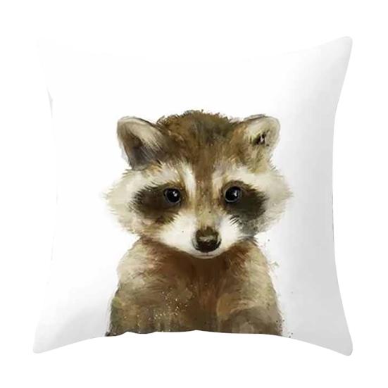 Animal Zebra Giraffe Rabbit Pillow Case Cushion Cover Sofa Bed Car Office Decor