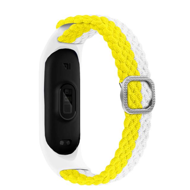 Bracelet for Mi band 10 8 7 6 Strap Elastic adjustable Nylon Braided Miband4 miband 5 correa Wristband for xiaomi Mi band 3 7 9