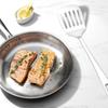 2pack Spatulas Set Stainless Steel Silver Slotted Turner and Solid Turner BBQ Spatulas Cooking Utensils for Fish, Eggs, Pancakes