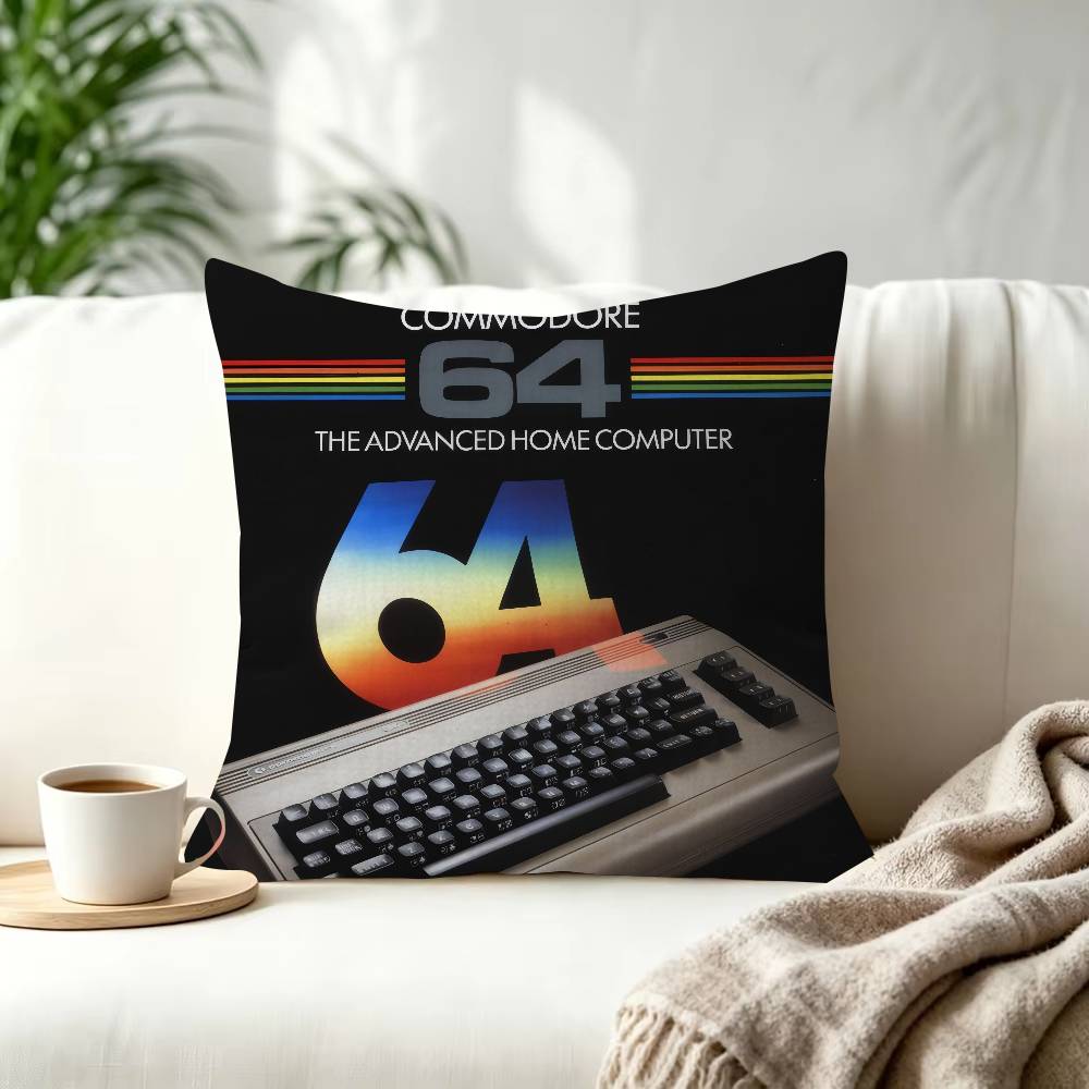 Classic CCommodore Retro cushion Cushion Cover Pillowcase Upholstery Sofa Throw Pillow Home Decor Pillowcas