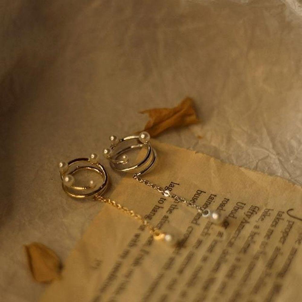 

Pearl Drop Earrings Set Accessories Fashion Elegant Women s Earrings gold