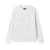 Fila Classic Versatile Minimalist Soft Comfortable Long Sleeve Knitted Printed Pullover Sweatshirt Men Sweatshirt White F11M533201FWT