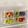 Fruit Washing and Draining Basket, Food Grade High Aesthetics with Lid, 2026 New Fruit Washing and Filtering Basket, Portable
