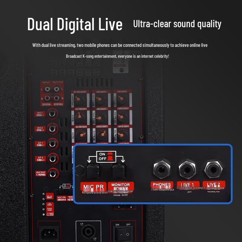 Huido DP-151 Portable Outdoor Conference Speaker (CN version)