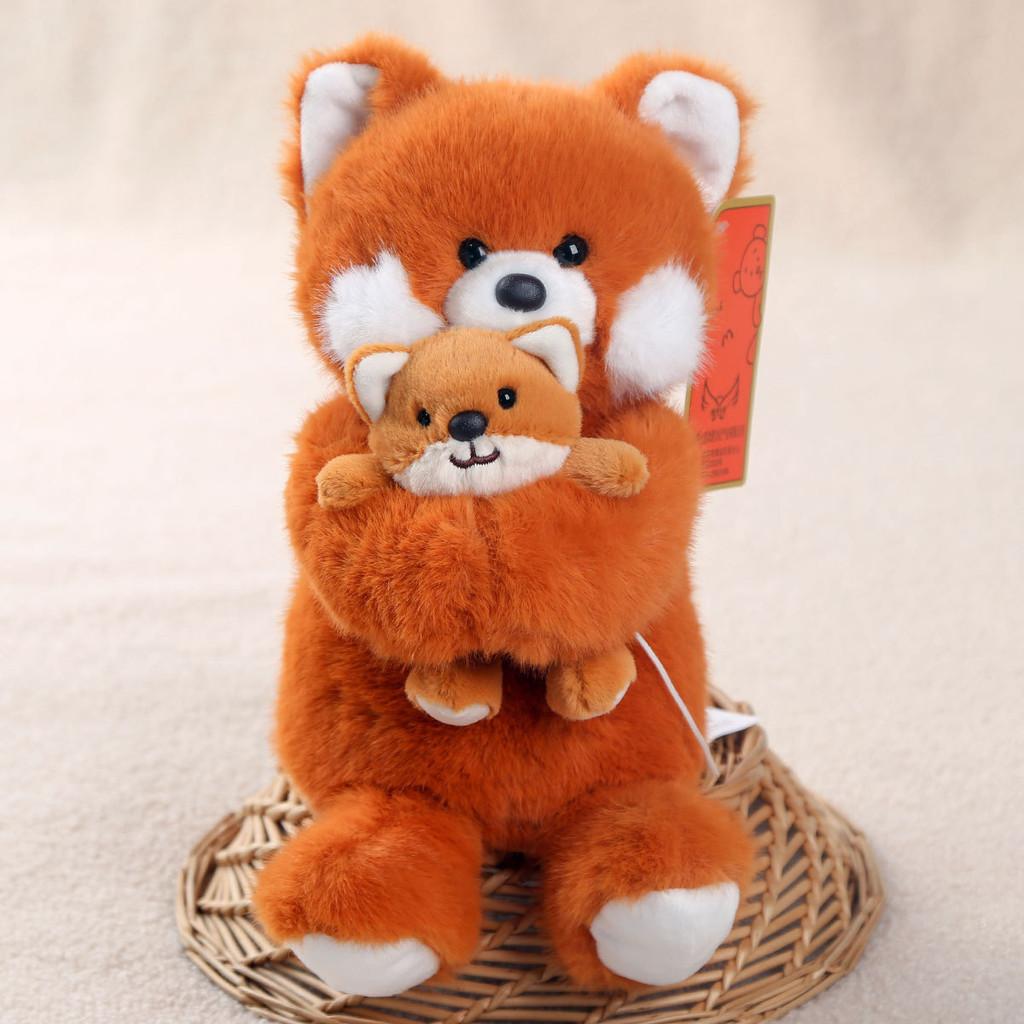 

Plush Mother And Child Bunny Animal Toy With Pp Cotton Filling For Kids Gift Fox