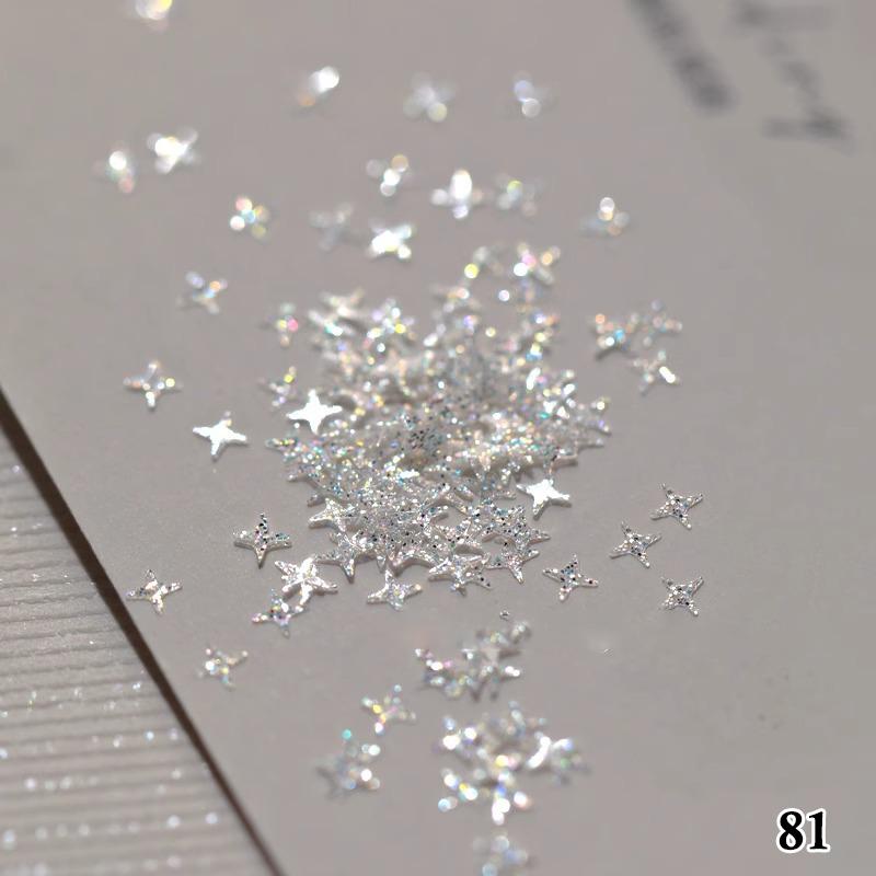 1Box Colorful Star Sequin Nail Art Glitter Powder Ultrathin Aurora Sparkle Magic Mirror Manicure Tools for Decorations