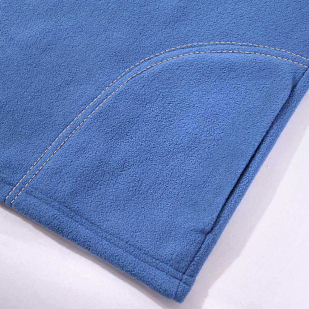 Cappotti in pile con mezza cerniera da 300 g/m² per uomo, caldi cappotti casual invernali, moda sportiva per coppia