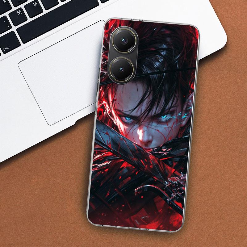 A-Attack On T-Titan Levi Phone Case For Xiaomi Poco X3 Nfc X4 X5 X6 X7 F7 Ultra F6 F5 F4 Gt F3 M6 M5S M5 M4 M3 Fundas Soft Shell