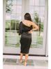 2021 Sexy One-Shoulder Irregular Evening Dress for Women