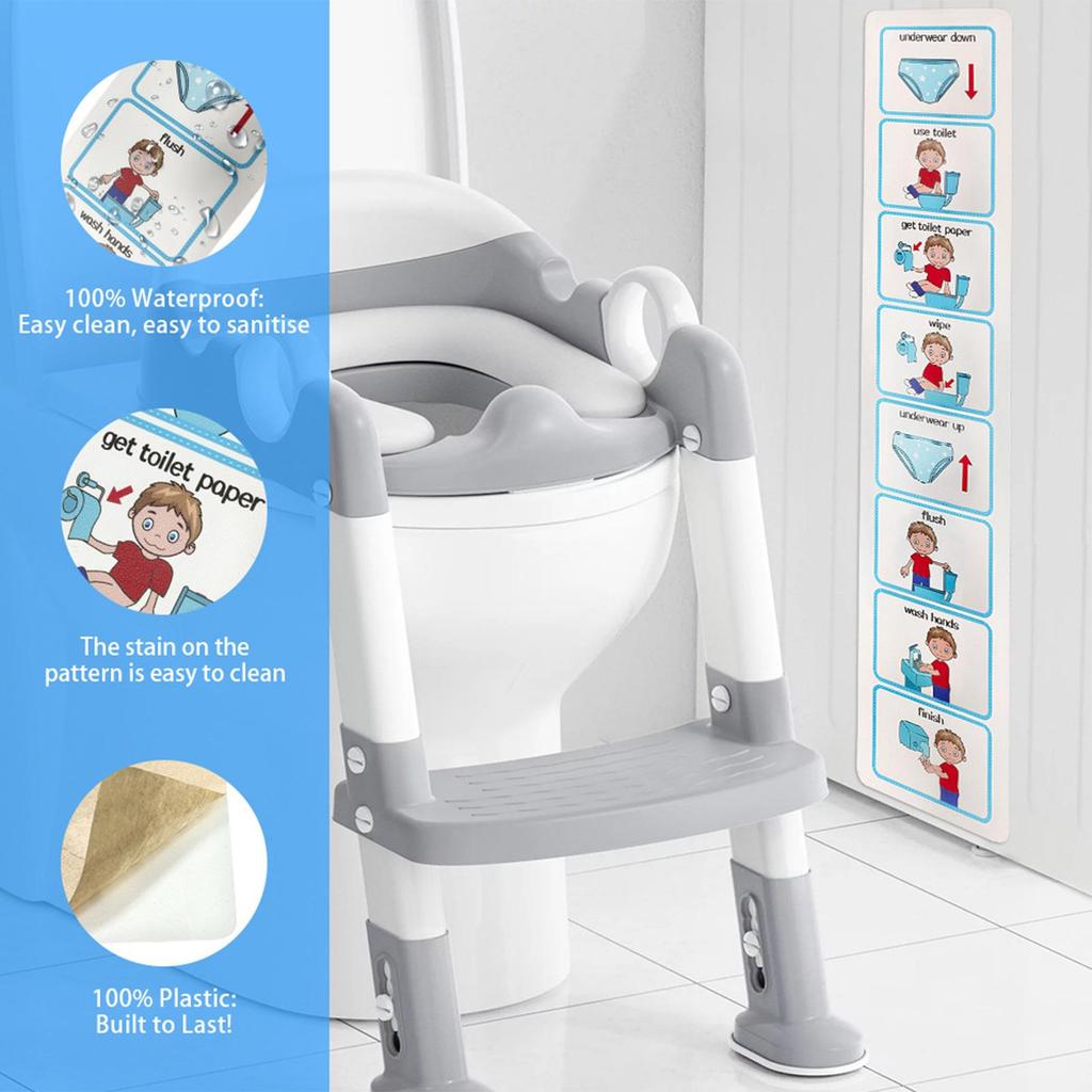 Potjestraining Visueel Schema Toilet Schema Stickerkaarten Voor Visuele Hulp Speciale Behoeften Spraakachterstand Niet-verbale Kinderen