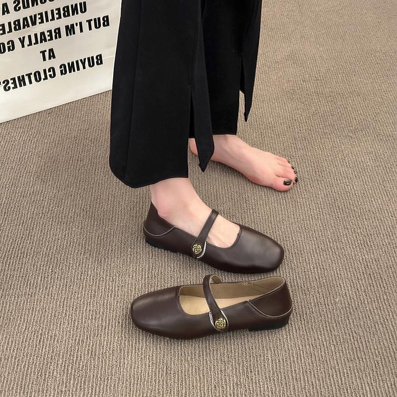 2025 New Spring Women Mary Jane Shoes Casual and Comfortable Street Style Soft Sole Female Dress Flats Shoes