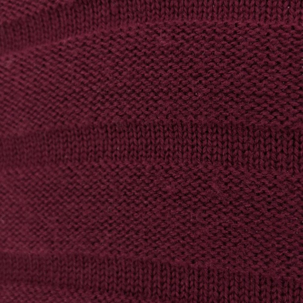 Yves Saint Laurent Wool V Neck Knit Vest 2 Purple Women Used
